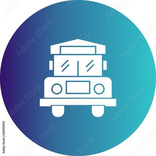 School Bus icon for your project