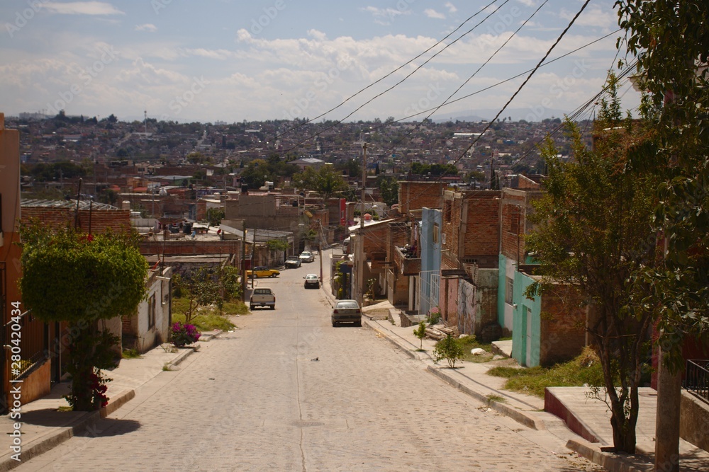 Straßenansicht in Guadalajara, Mexiko Straßenansicht in Guadalajara, Mexiko