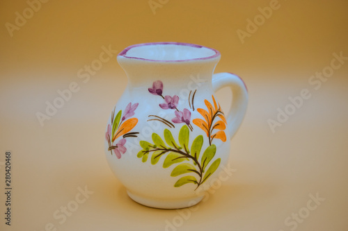 Handmade earthenware jug