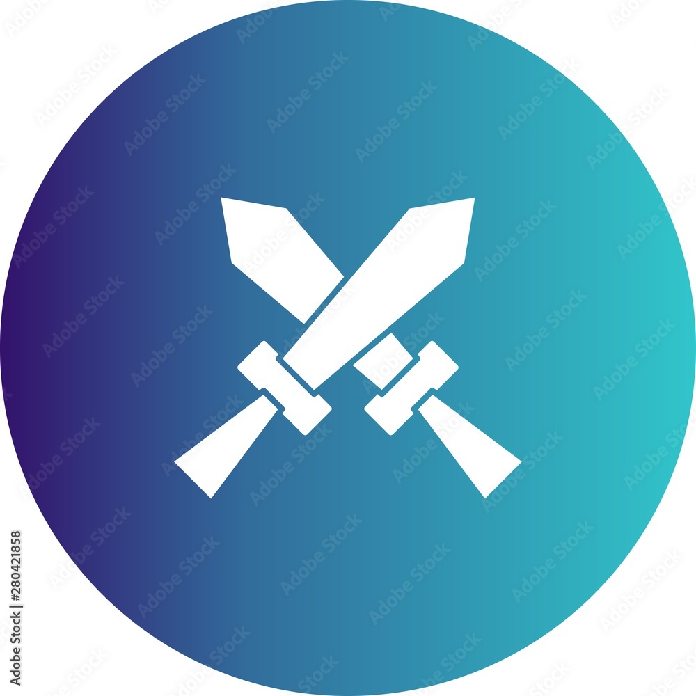 Obraz premium Pirate Sword icon for your project