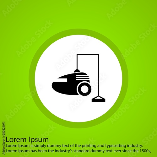 Vaccum cleaner icon for your project