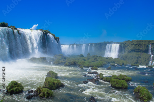 Foz do Iguazu. Is a touristic town and waterfalls at Brazil.