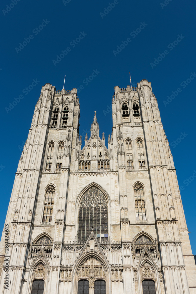 Cathedral of St. Michael and St. Gudula. Brussels, Belgium