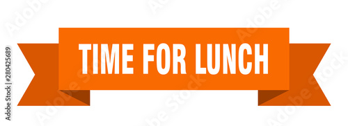 time for lunch