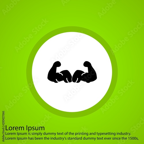 Body builder icon for your project