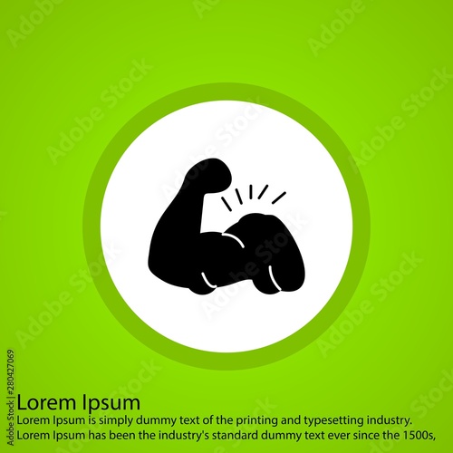 Body builder icon for your project