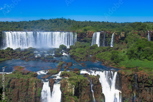 Foz do Iguazu. Is a touristic town and waterfalls at Brazil.