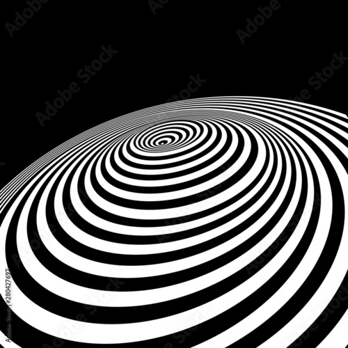 Vertigo Abstract Spiral Editable Vector Element 