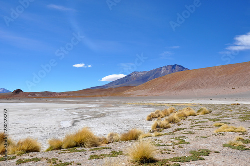 travelling through the andean mountains in bolivia, peru and chile to geysers, lagunas, la paz, city, photo