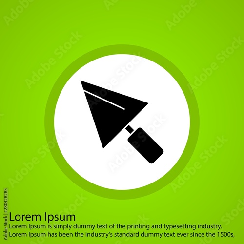 Trowel icon for your project