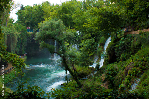 Kursunlu Waterfalls in Antalya  Turkey. Kursunlu selalesi