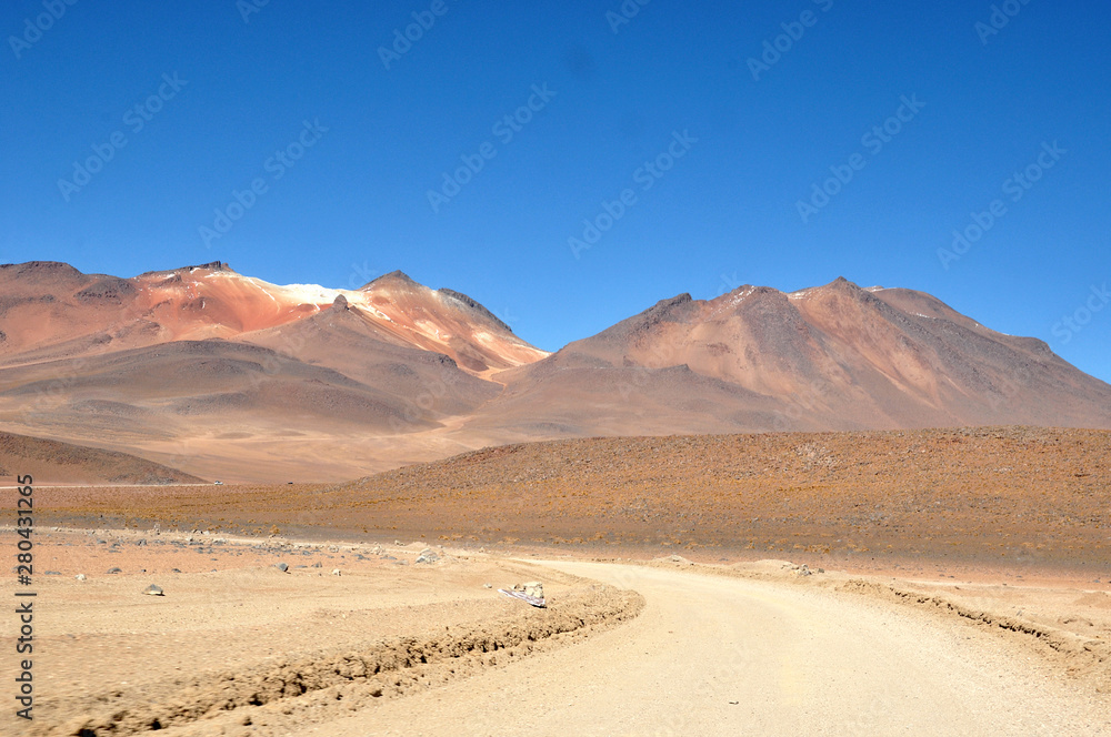 travelling through the andean mountains in bolivia, peru and chile to geysers, lagunas, la paz, city,