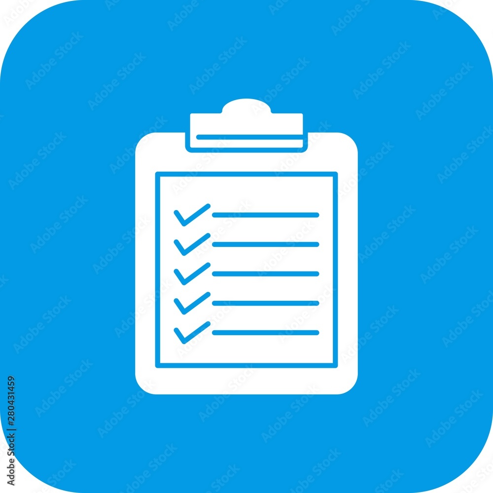 Checklist icon for your project Checklist icon for your project