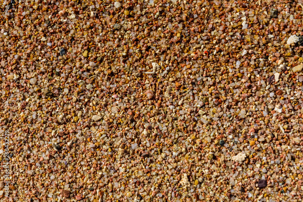 Fototapeta premium Texture of the wet sand for background