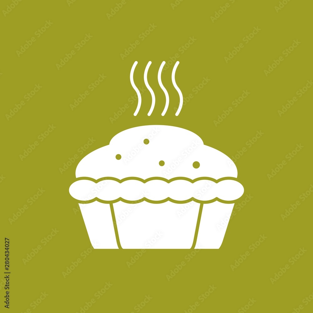 Hot Cup Cake icon for your project Hot Cup Cake icon for your project