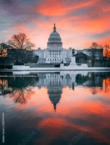 Obraz na płótnie US Capitol Sunrise