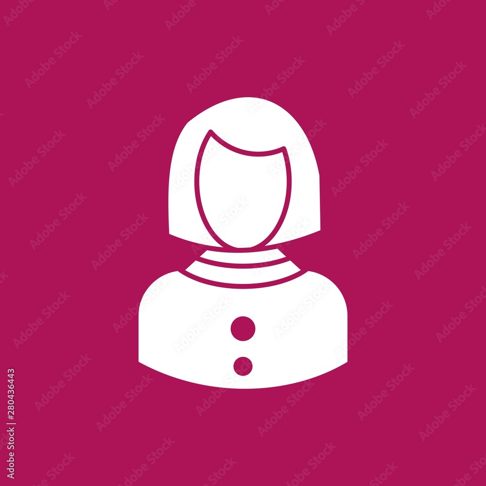 Woman icon for your project Woman icon for your project