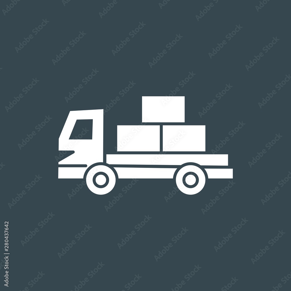 Transport Truck icon for your project