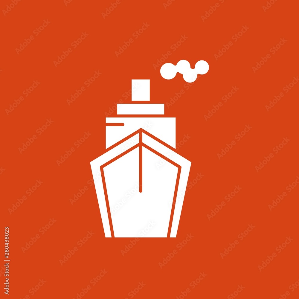 Steamship icon for your project Steamship icon for your project