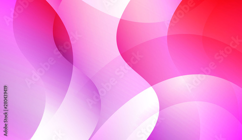 Creative Shiny Waves. For Template Cell Phone Backgrounds. Colorful Vector Illustration