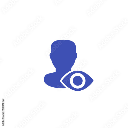 viewer or spectator vector icon