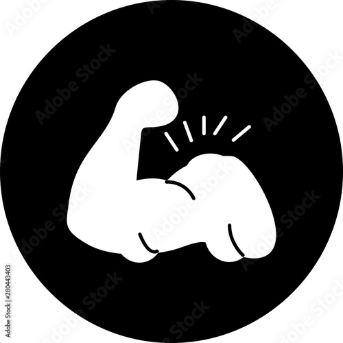 Body builder icon for your project