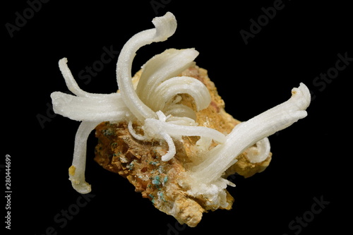 Photo of Gypsum isolated on black background