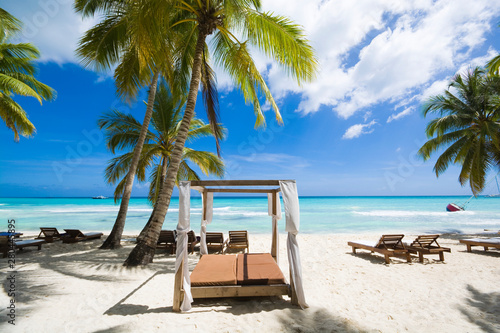 Tropical beach in Caribbean sea, Saona island, Dominican Republic © Mariusz Świtulski