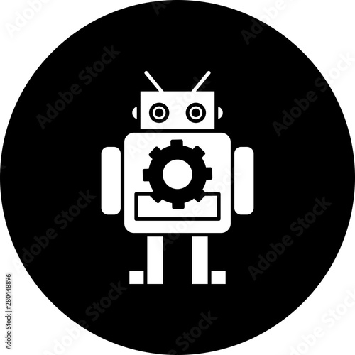 Robot icon for your project