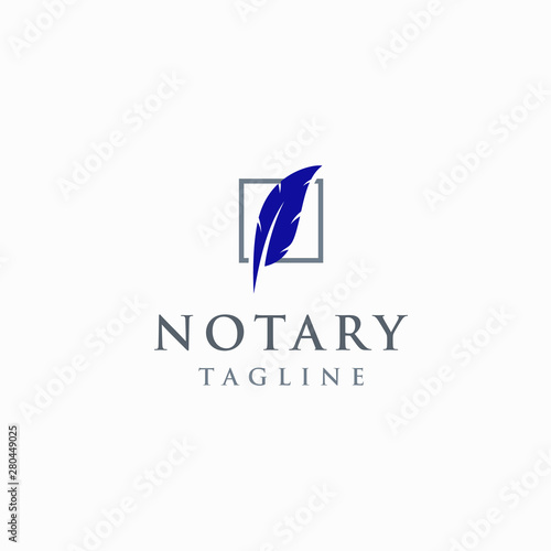 Creative Fur Vector For Notary or Law Forum Logo Design Inspiration