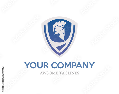 Guardian Shield Symbol Design Template Flat Style Design Vector Illustration