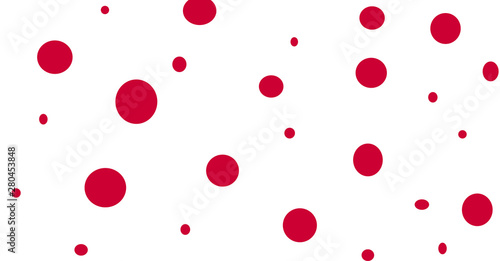 Red polka dot