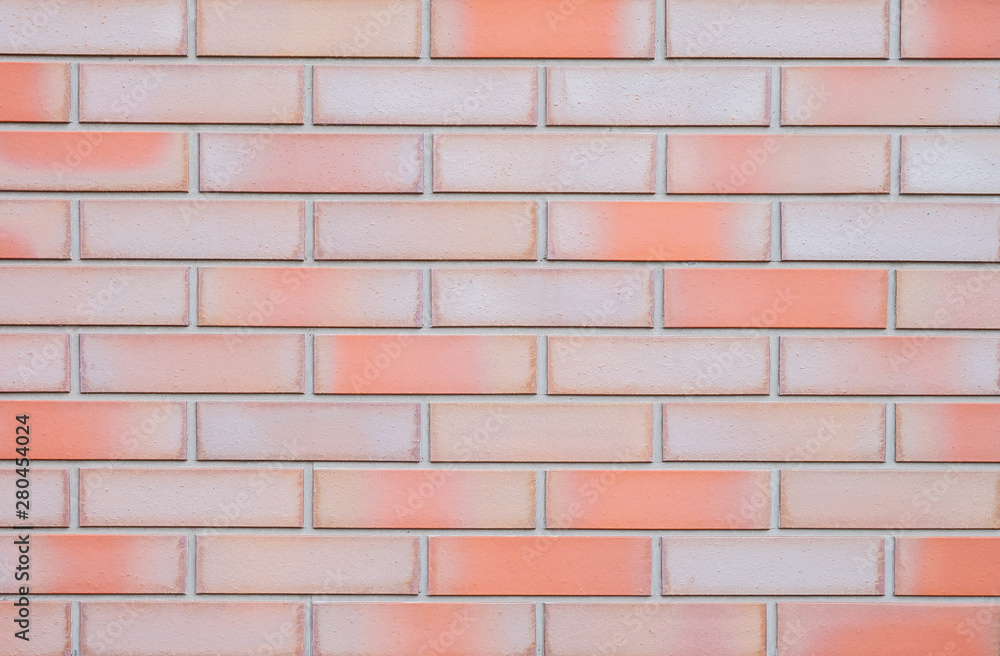Obraz premium Closeup surface brick pattern at beautiful brick wall textured background