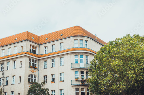 apartment building on a grey day at berlin, germany © Robert Herhold