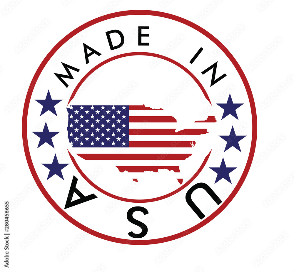 Made in USA stamp. vector Made in USA stamp. vector