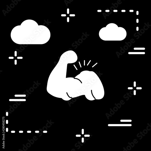 Body builder icon for your project