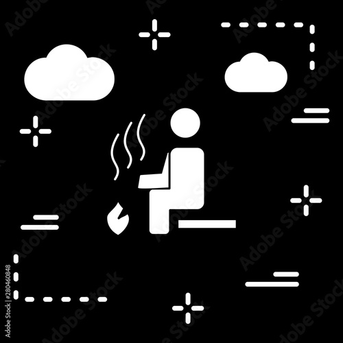 Steam Room icon for your project