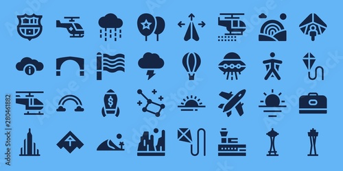sky icon set