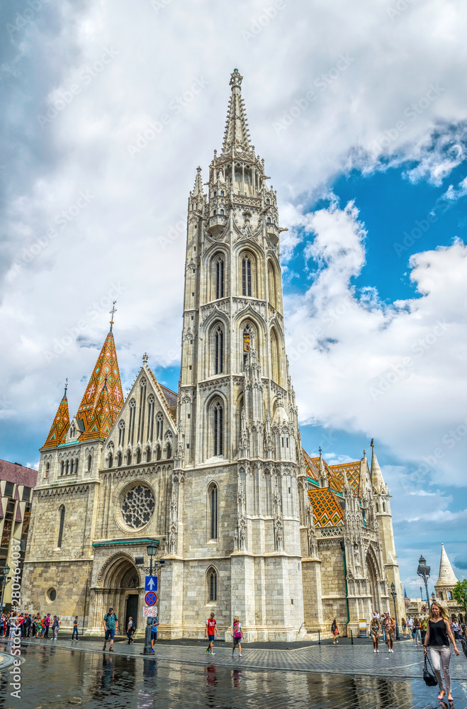 Matthias Church, Budapest's famous historic landmark, Hungary