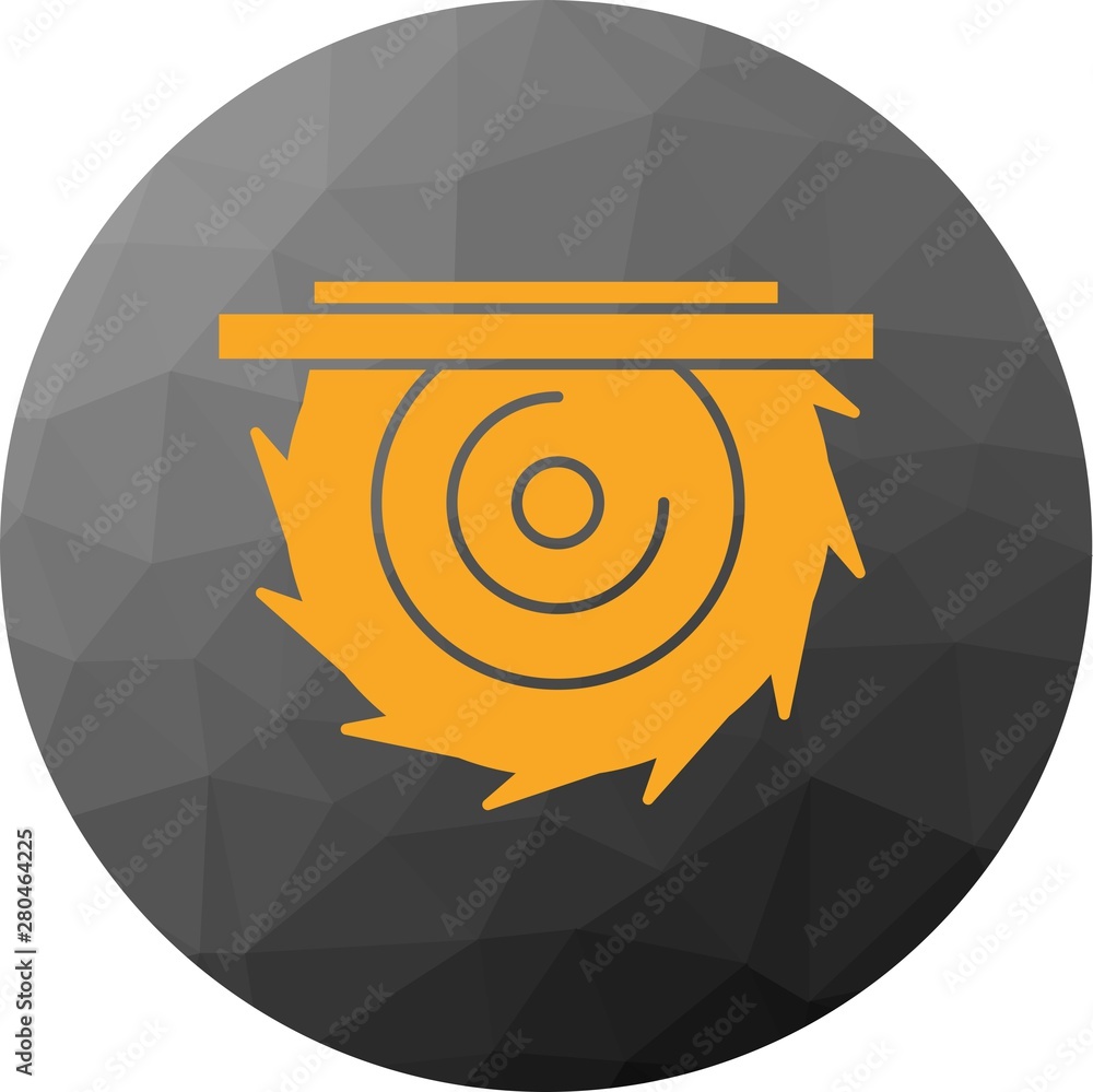 Circular saw icon for your project Circular saw icon for your project