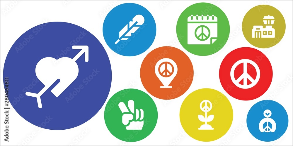 flying icon set flying icon set