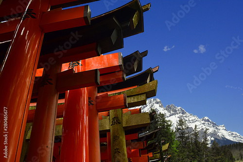 TYPICAL SHRINE IN KYOTO, JAPAN