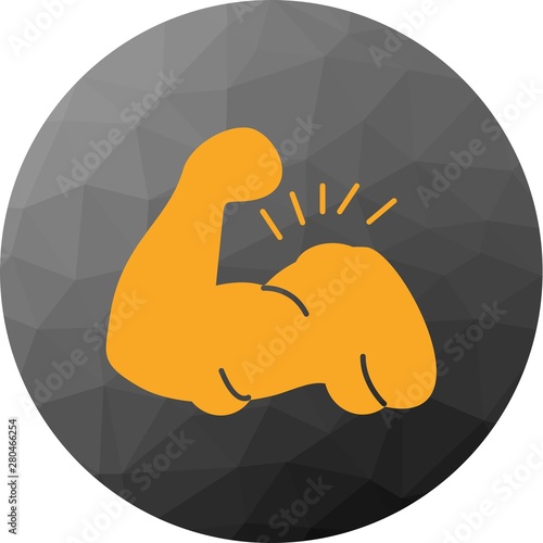 Body builder icon for your project