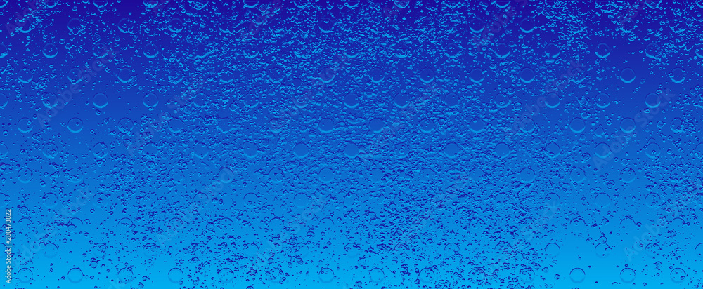 Obraz premium Modern bright blue background with water effect