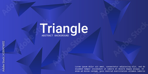 Abstract composition of triangle.