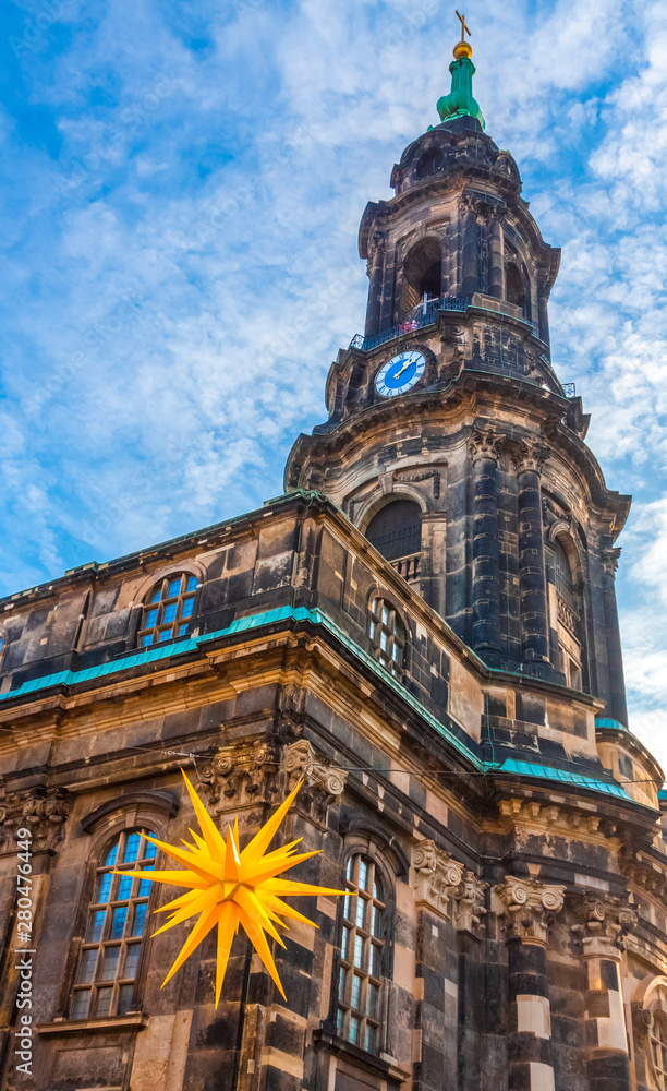 Die Kreuzkirche in Dresden