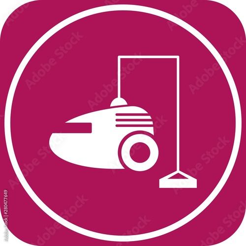 Vaccum cleaner icon for your project