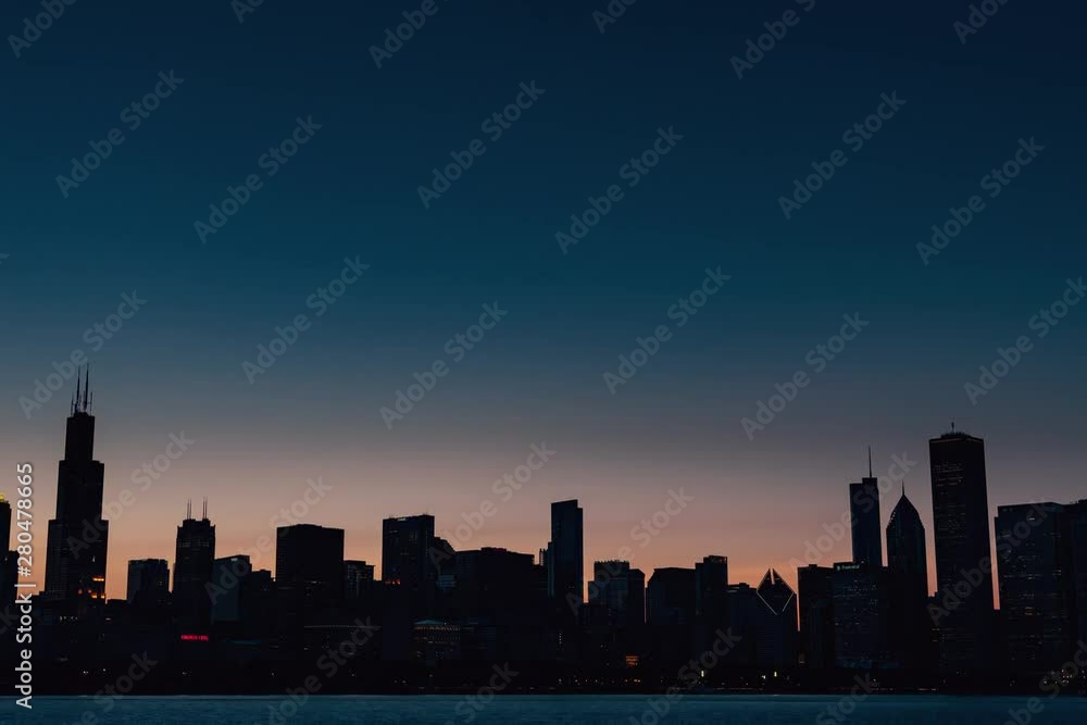 Chicago Sunset Chicago Sunset