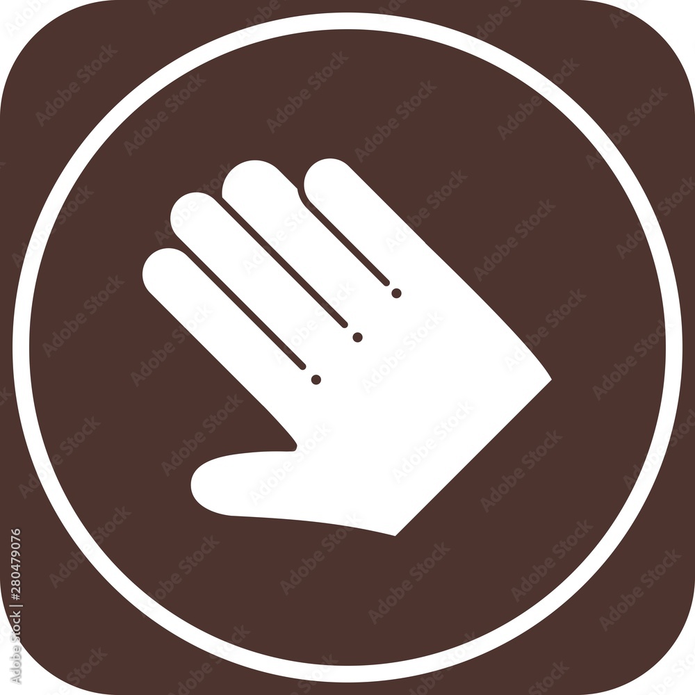 Fototapeta premium Hand icon for your project