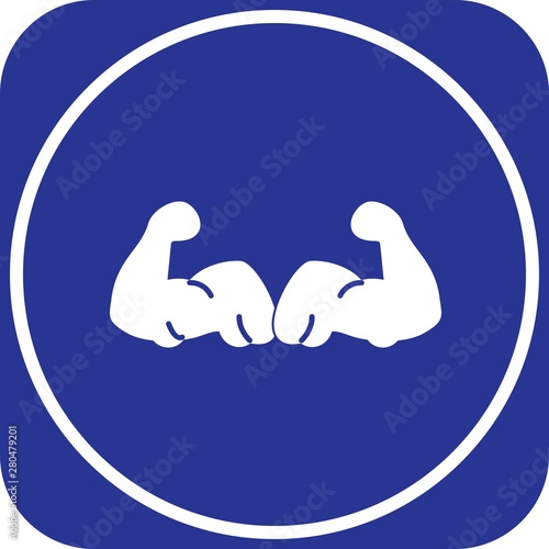 Body builder icon for your project